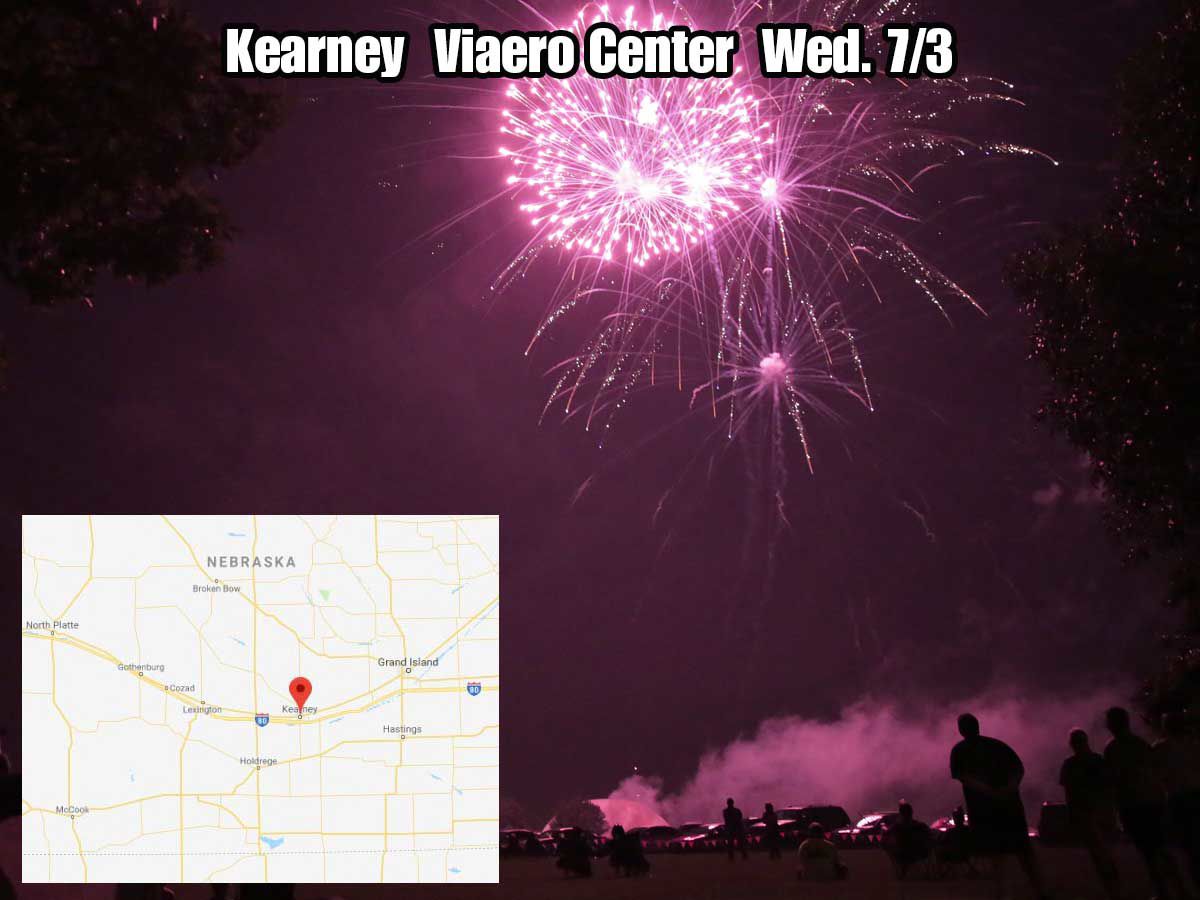 Kearney fireworks July 3, 2019